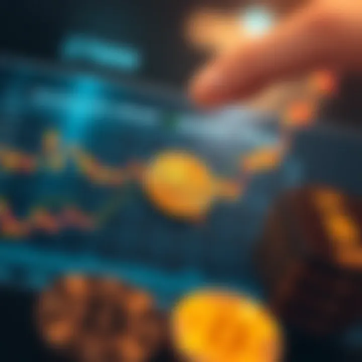 Cryptocurrency Market Trends Graph depicting cryptocurrency trends