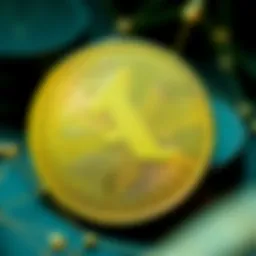 Conceptual representation of AXL coin and its blockchain technology