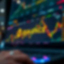 Binance exchange interface showcasing trading features