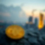 Illustration showcasing the current market trends of Binance LUNC