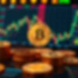 Conceptual representation of Bitcoin futures trading