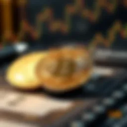 Visual representation of Bitcoin transactions and digital wallets