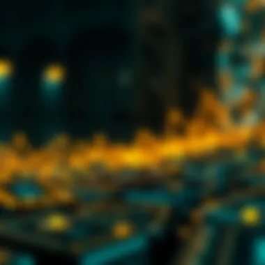 Applications of Blockchain Technology Visual representation of various blockchain applications across industries