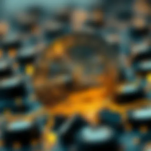 Illustration depicting the core principles of blockchain technology