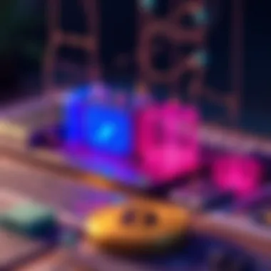 Conceptual representation of a blockchain operating system architecture.