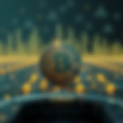 Conceptual representation of blockchain technology