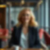 Cathy Wood in a corporate setting