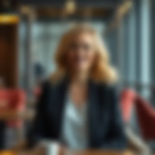 Cathy Wood in a corporate setting