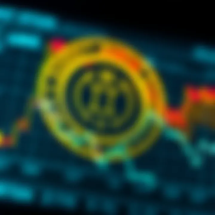 Market trends graph for cryptocurrencies