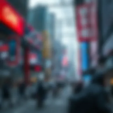 Visual representation of market sentiment