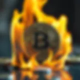 Understanding Cryptocurrency Burning A visual representation of cryptocurrency burning concept