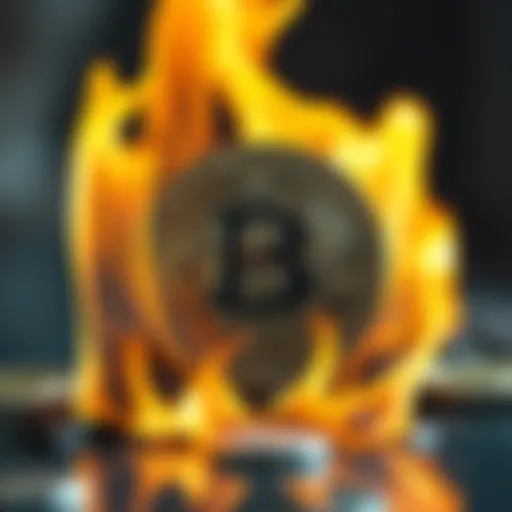 Understanding Cryptocurrency Burning A visual representation of cryptocurrency burning concept