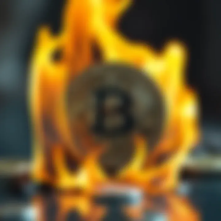 Understanding Cryptocurrency Burning A visual representation of cryptocurrency burning concept