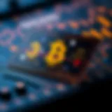 A digital representation of a cryptocurrency wallet interface showcasing various features.