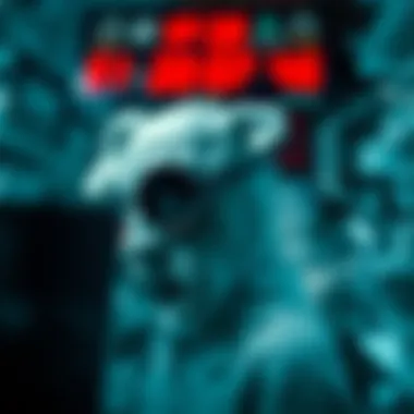 Visual representation of fear and greed