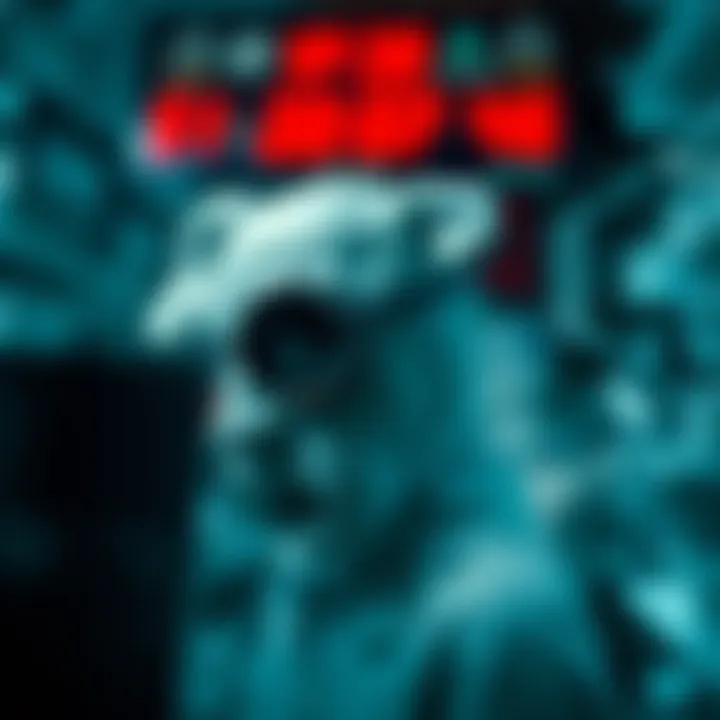 Visual representation of fear and greed