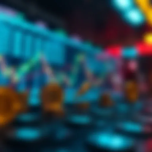 Visual representation of cryptocurrency market dynamics