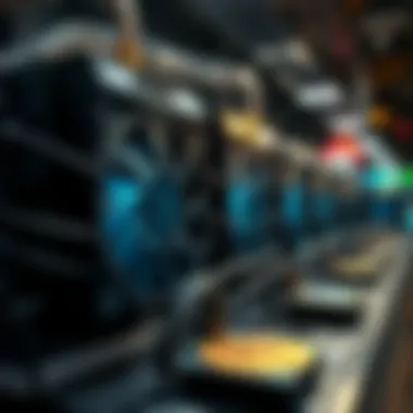 Understanding Cryptocurrency Mining Visual representation of cryptocurrency mining