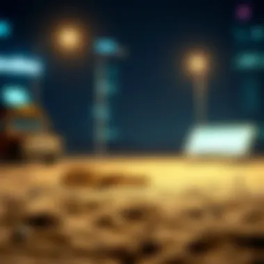 Conceptual illustration of cryptocurrency sandbox environment