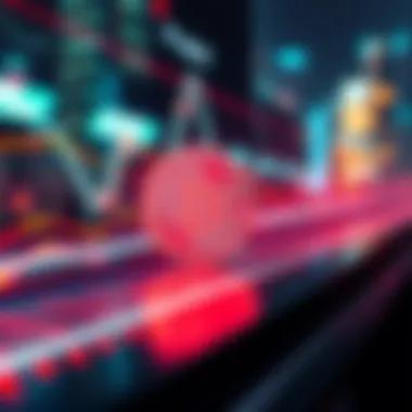 Graphical representation of cryptocurrency transaction speeds