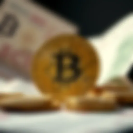 Abstract representation of currency conversion