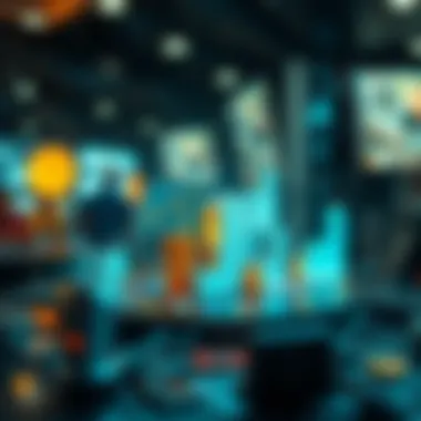 Conceptual representation of decentralized finance ecosystem