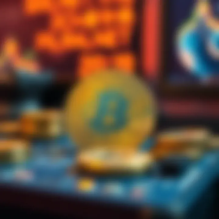 Artistic representation of digital assets