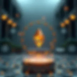 Conceptual illustration of Ethereum blockchain architecture