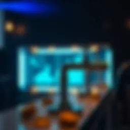 Conceptual representation of cryptocurrency faucet system