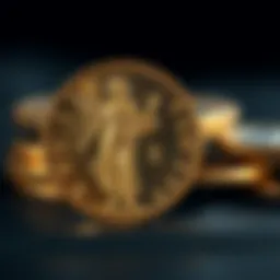 Historical coin representing female symbolism