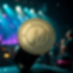 Visual representation of Gala Music Token in the music industry