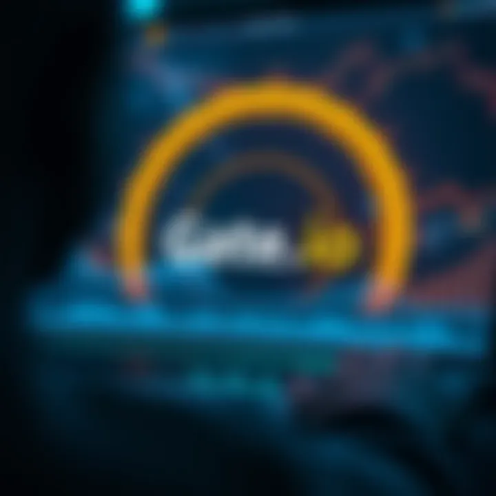 User interface of Gate.io platform