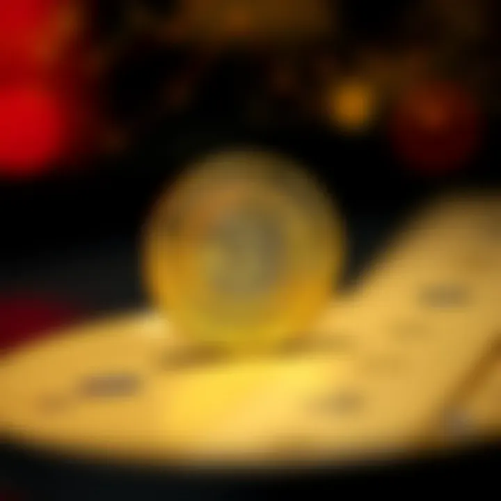 An abstract representation of cryptocurrency with digital patterns