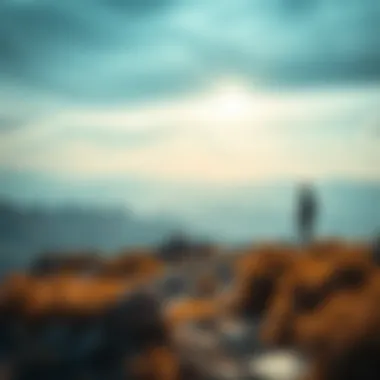 Futuristic landscape symbolizing the future of finance with Habbacoin