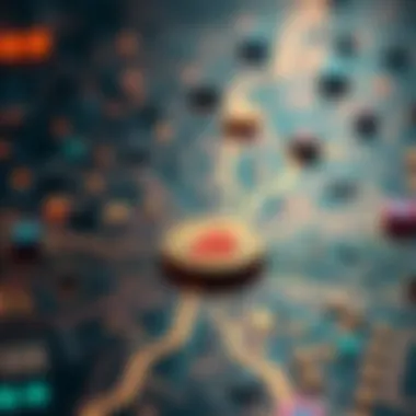 Diagram showing the relationship between hash sites and blockchain technology