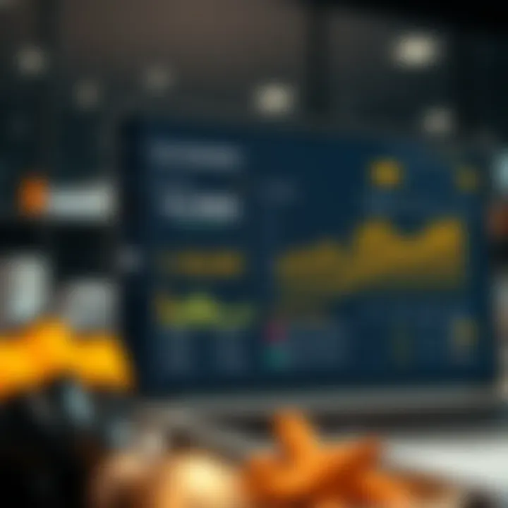 Overview of Koinly's platform interface showcasing tax calculation features.