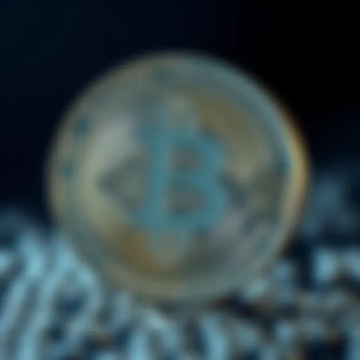 An abstract representation of Bitcoin halving