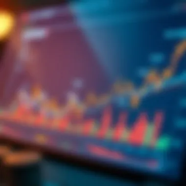 A chart illustrating market trends in cryptocurrency