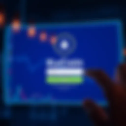 Secure login interface of KuCoin