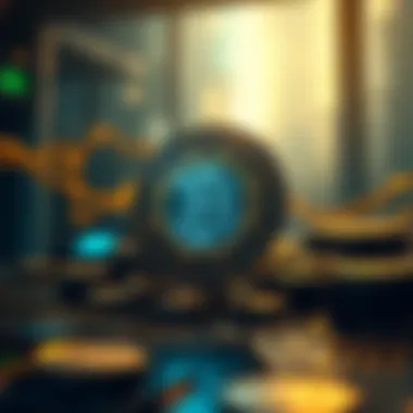 A visual representation of P2P technology's architecture