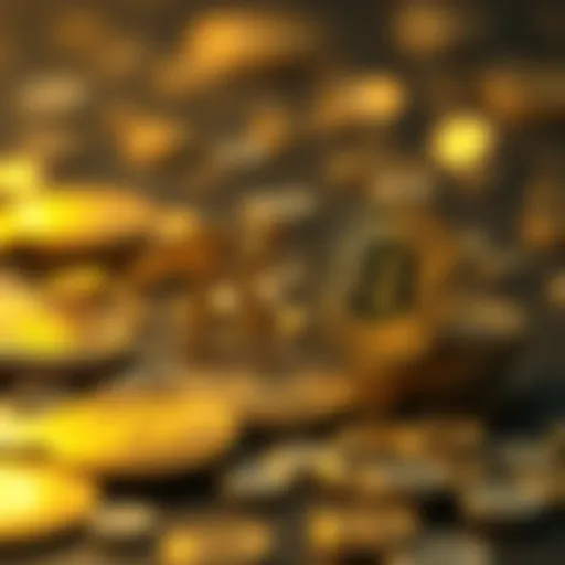 Conceptual representation of cryptocurrency evolution