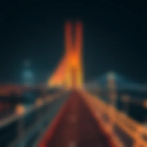 Visualization of Manta Bridge technology in blockchain