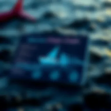 Detailed infographic showcasing the functionalities of Marine Chain