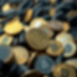 Diverse cryptocurrency mining coins