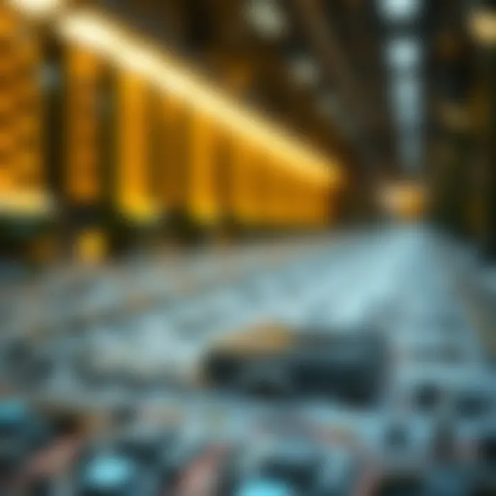 Conceptual image representing the future implications of Moore's Law on technology