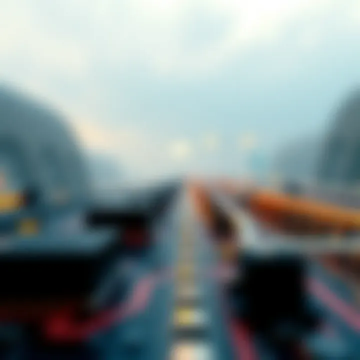 Visual representation of innovation pathways influenced by Moore's Law