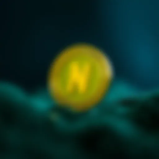 A visual representation of the Namecoin logo symbolizing decentralized technology