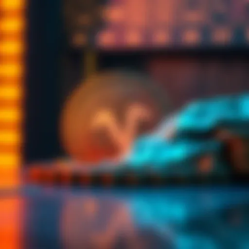 Conceptual illustration of NT currency technology