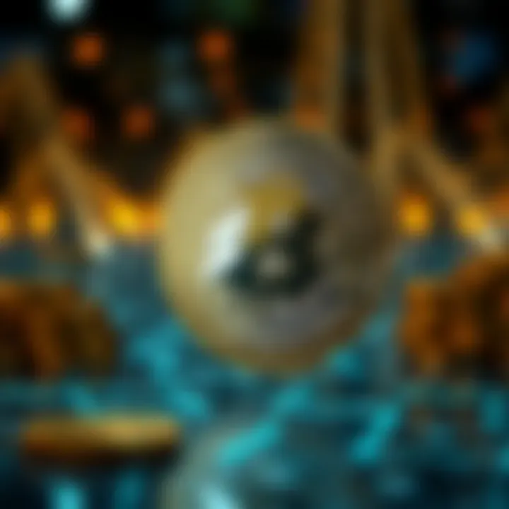 Conceptual visual of staking in blockchain ecosystems