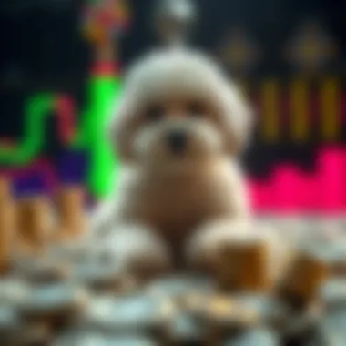 Graphic showing investment strategies for Poodle Coin